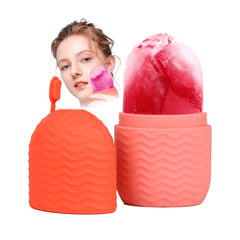 Masajeador Facial de Silicona con Hielo – Relajación y Cuidado para la Piel | Masajeador de Silicona ICE para Aliviar Estrés y Mejorar la Circulación
