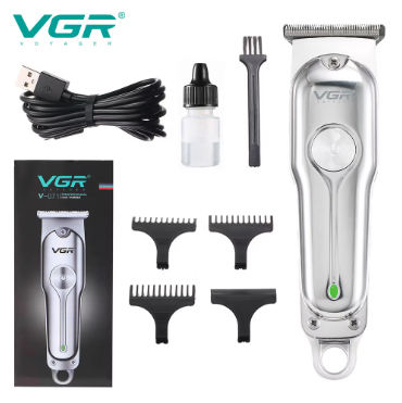 Combo Cortadora de Pelo Profesional VGR 060 + VGR 071, Placa de Acero, Alta Precisión y Rendimiento