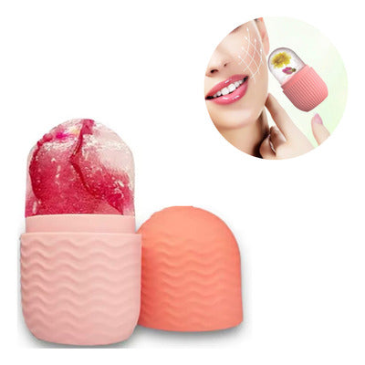 Masajeador Facial de Silicona con Hielo – Relajación y Cuidado para la Piel | Masajeador de Silicona ICE para Aliviar Estrés y Mejorar la Circulación