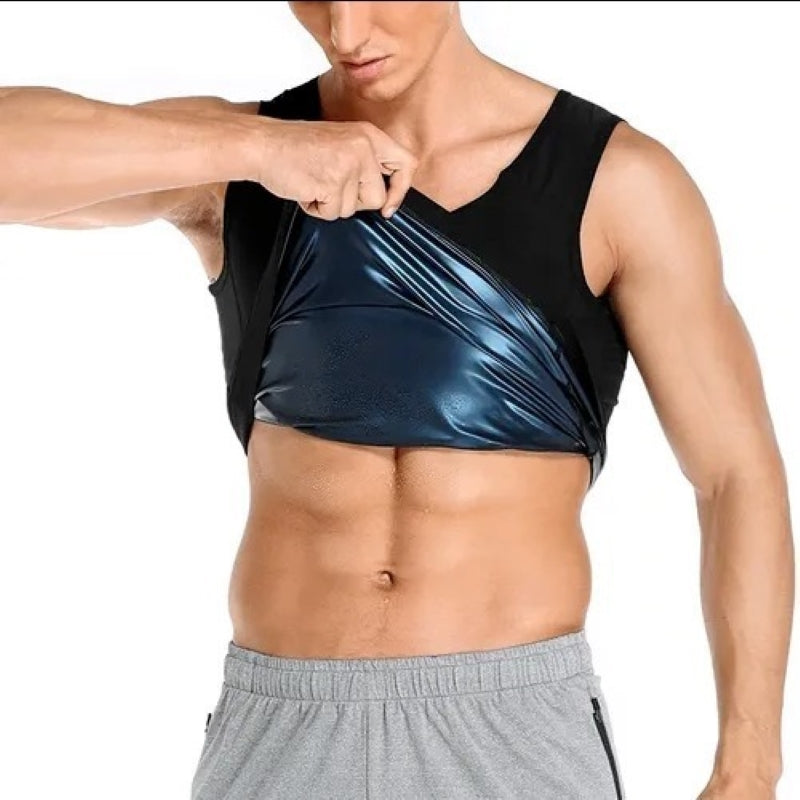 Chaleco Reductor Osmotex para Hombre - Efecto Sauna para Sudar y Bajar de Peso
