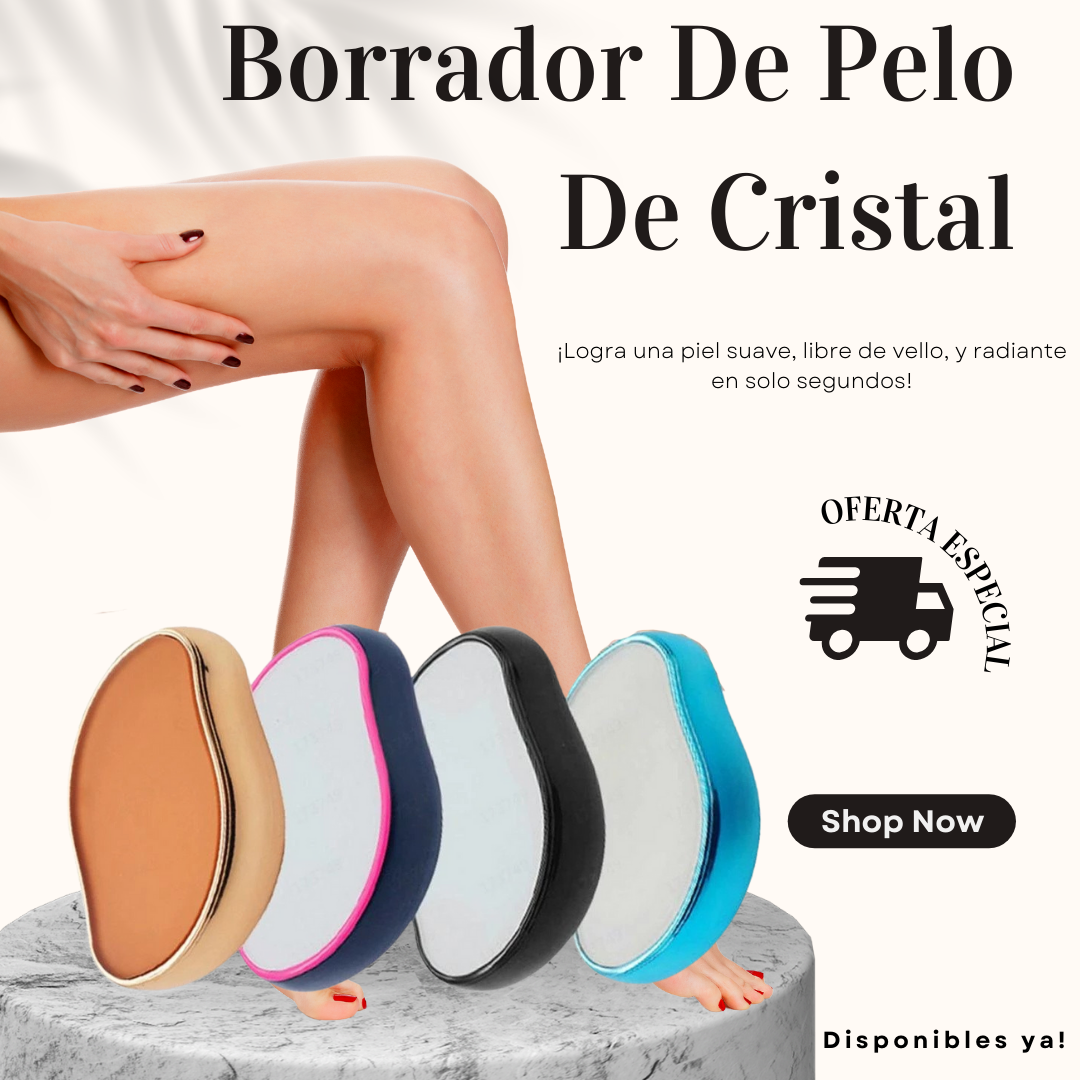 Lixa de Cristal para Pêlos sin dolor !
