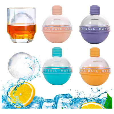 Molde de Hielo Esférico de Silicona – Bola de 6 cm para Bebidas Frías | Ideal para Whisky y Cócteles
