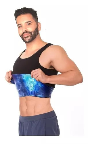 Chaleco Reductor Osmotex para Hombre - Efecto Sauna para Sudar y Bajar de Peso