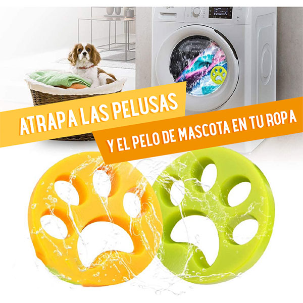 Quita Pelos para Mascotas – Removedor de Pelos Reutilizable para Ropa, Sofás y Lavadora