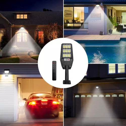 Lámpara Solar LED para Exteriores con Sensor de Movimiento – Iluminación Ecológica y Segura